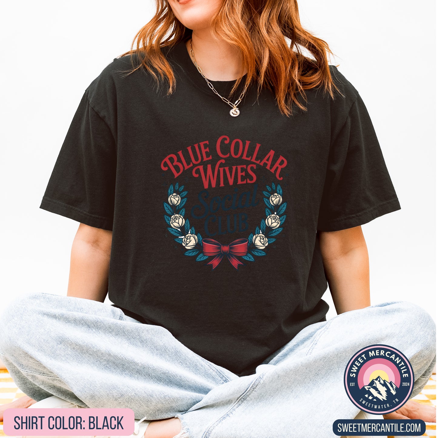Blue Collar Wives Social Club - W14 - Comfort Colors - Short Sleeve Tee