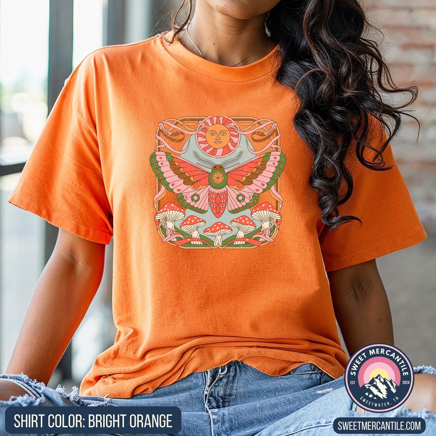 Retro Moth - R11 - Comfort Colors - Short Sleeve Tee