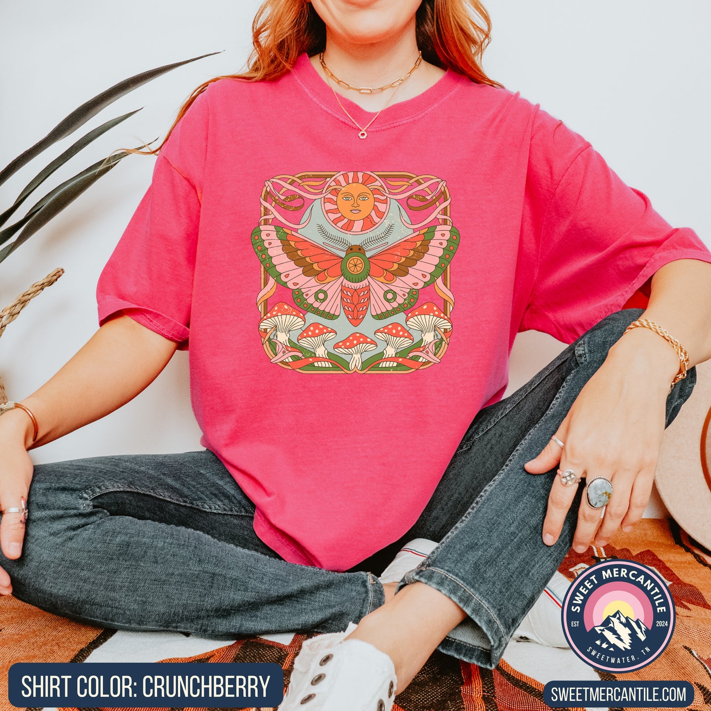 Retro Moth - R11 - Comfort Colors - Short Sleeve Tee