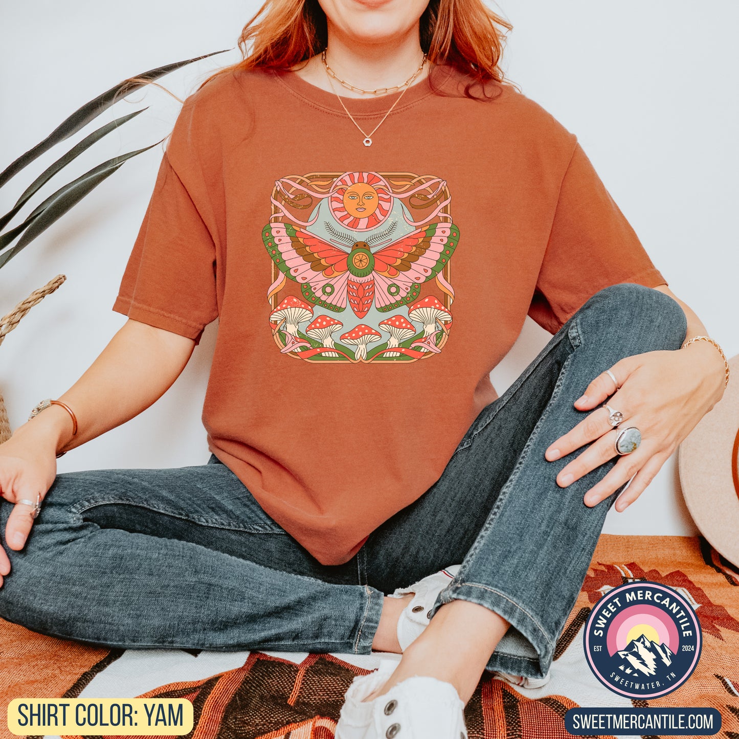 Retro Moth - R11 - Comfort Colors - Short Sleeve Tee