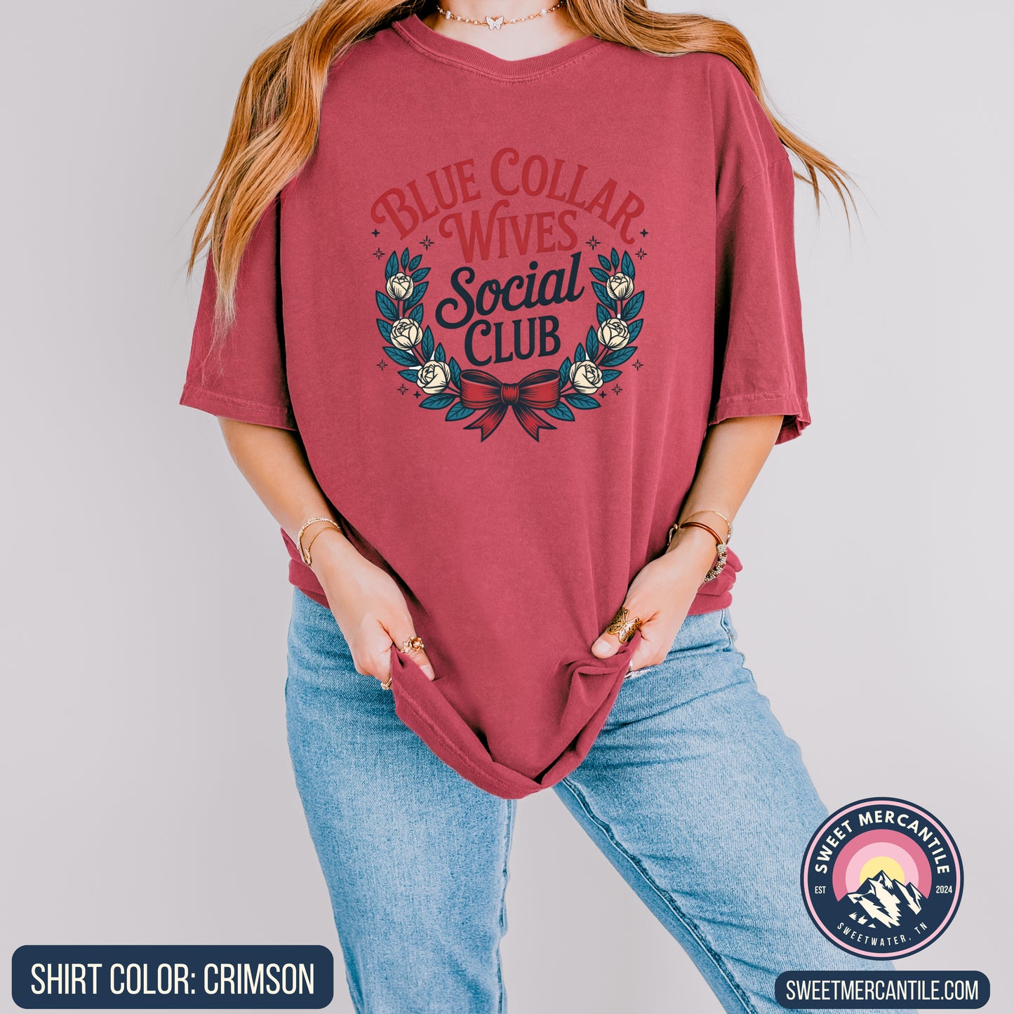 Blue Collar Wives Social Club - W14 - Comfort Colors - Short Sleeve Tee