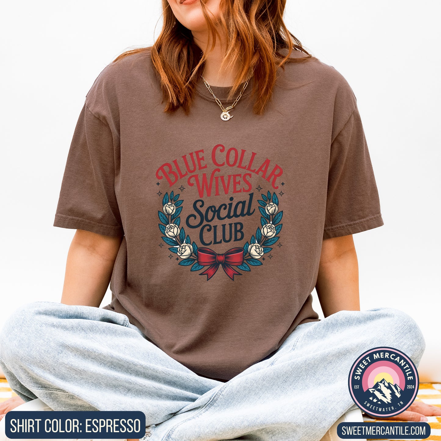 Blue Collar Wives Social Club - W14 - Comfort Colors - Short Sleeve Tee
