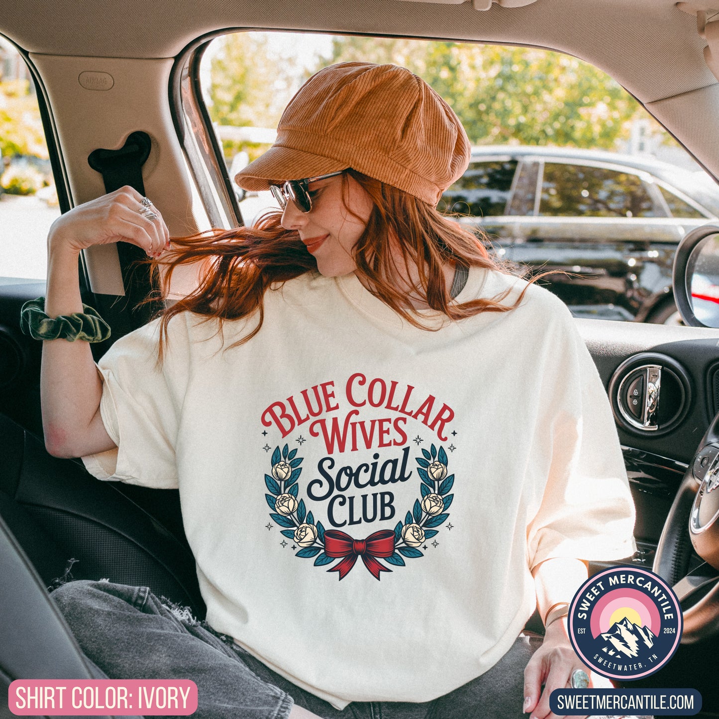 Blue Collar Wives Social Club - W14 - Comfort Colors - Short Sleeve Tee