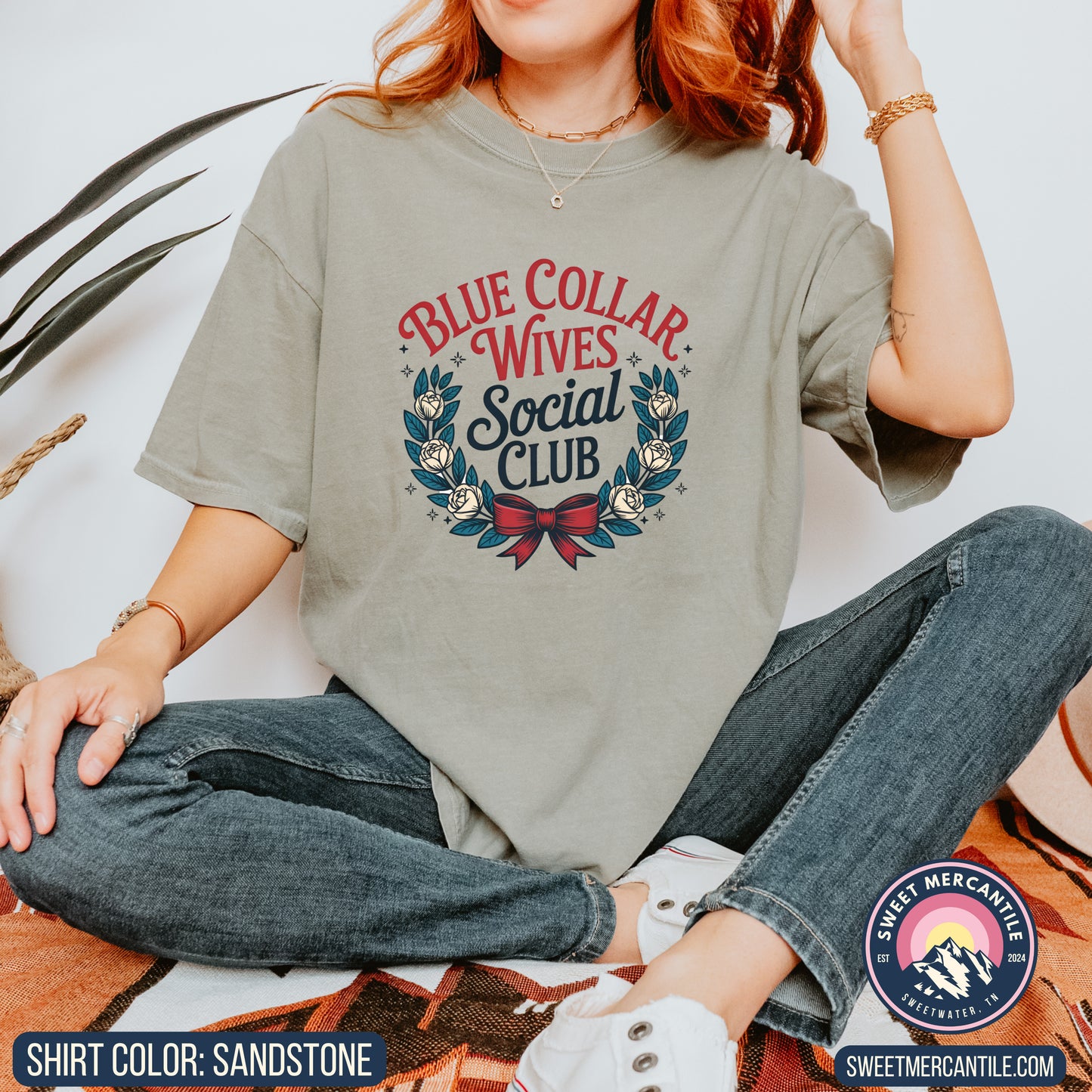 Blue Collar Wives Social Club - W14 - Comfort Colors - Short Sleeve Tee