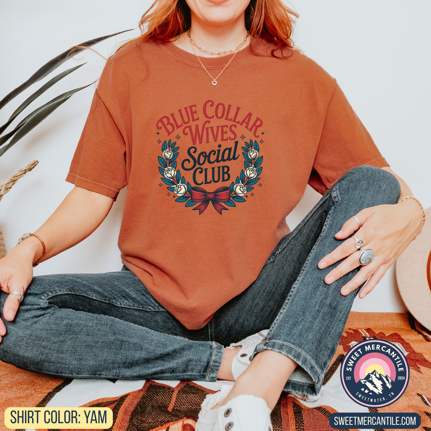 Blue Collar Wives Social Club - W14 - Comfort Colors - Short Sleeve Tee