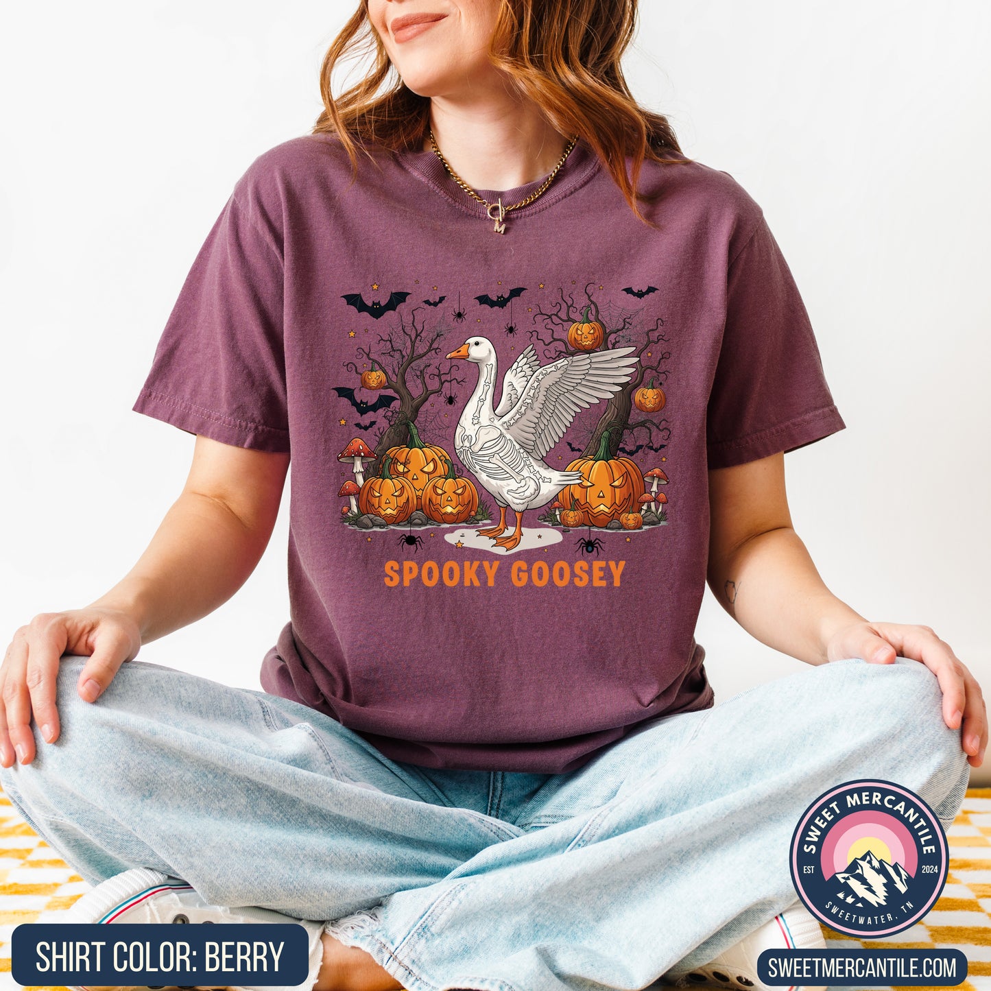 Spooky Goosey - F18 - Comfort Colors - Short Sleeve Tee