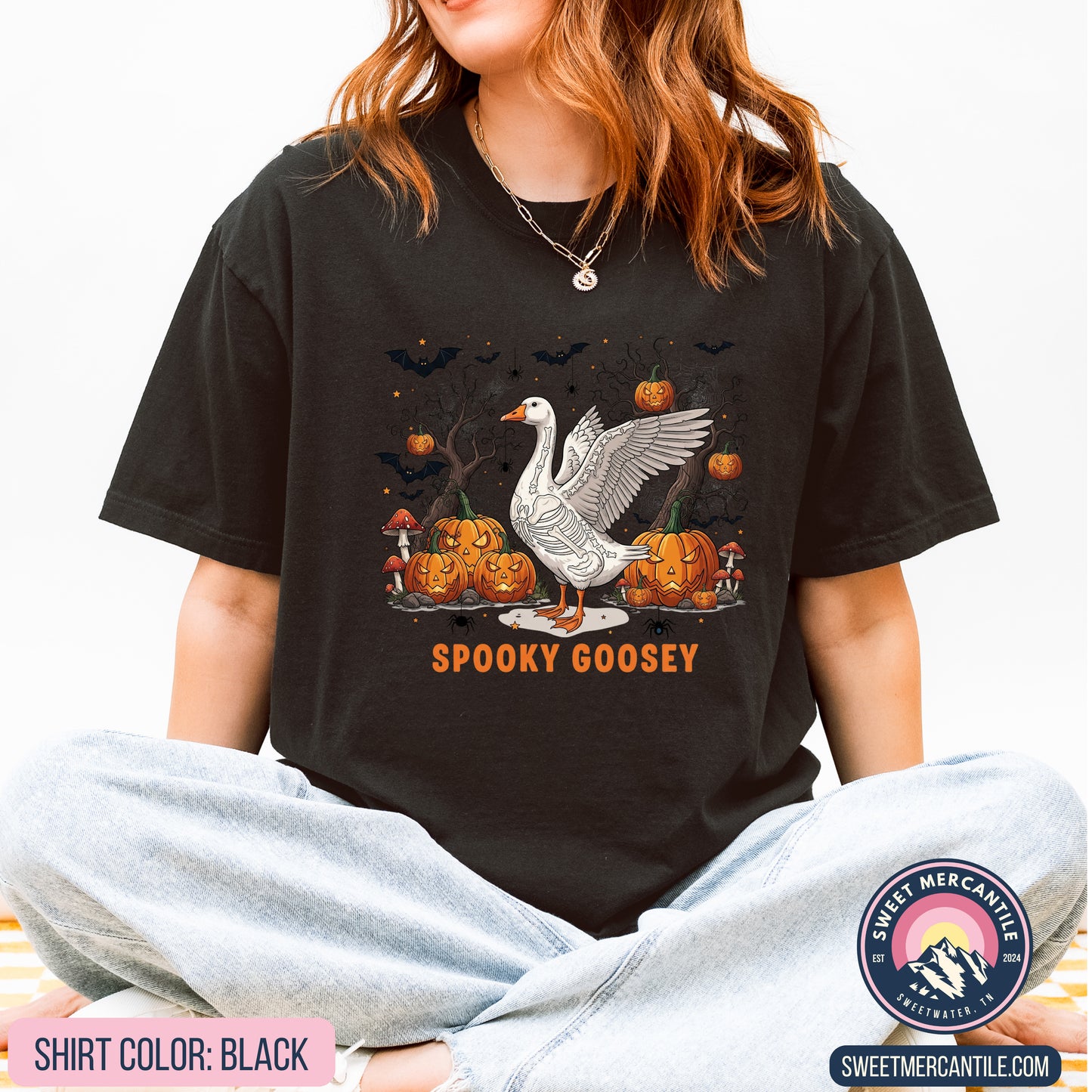 Spooky Goosey - F18 - Comfort Colors - Short Sleeve Tee