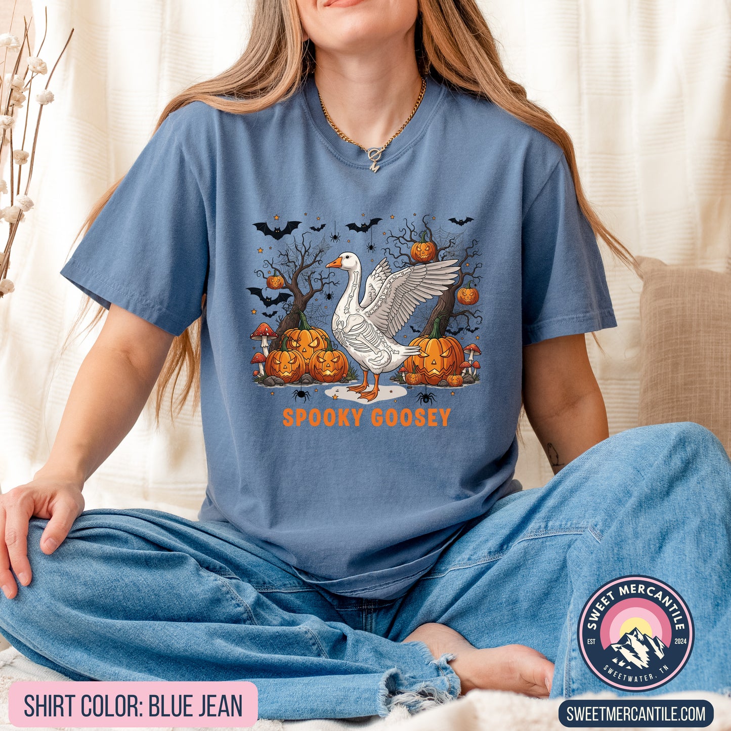 Spooky Goosey - F18 - Comfort Colors - Short Sleeve Tee
