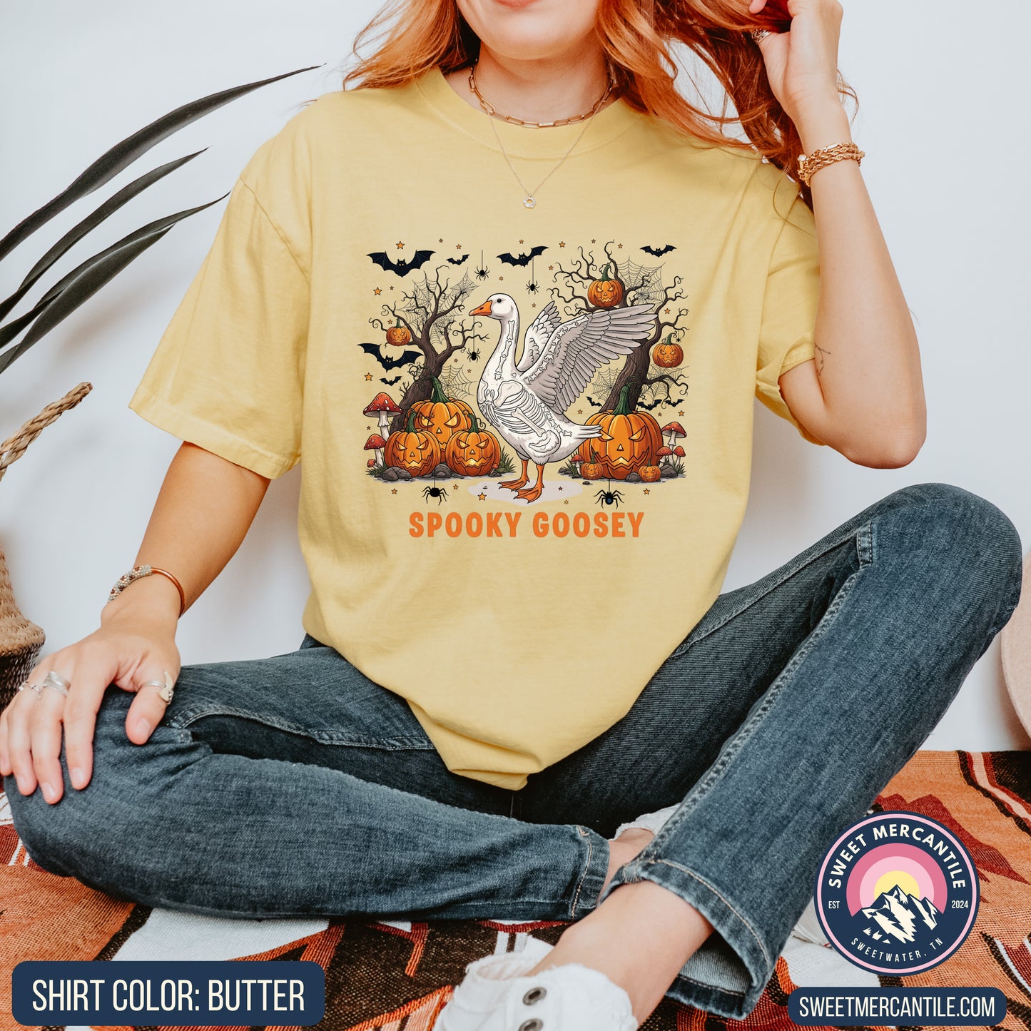 Spooky Goosey - F18 - Comfort Colors - Short Sleeve Tee