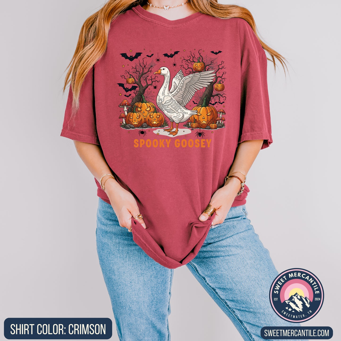Spooky Goosey - F18 - Comfort Colors - Short Sleeve Tee