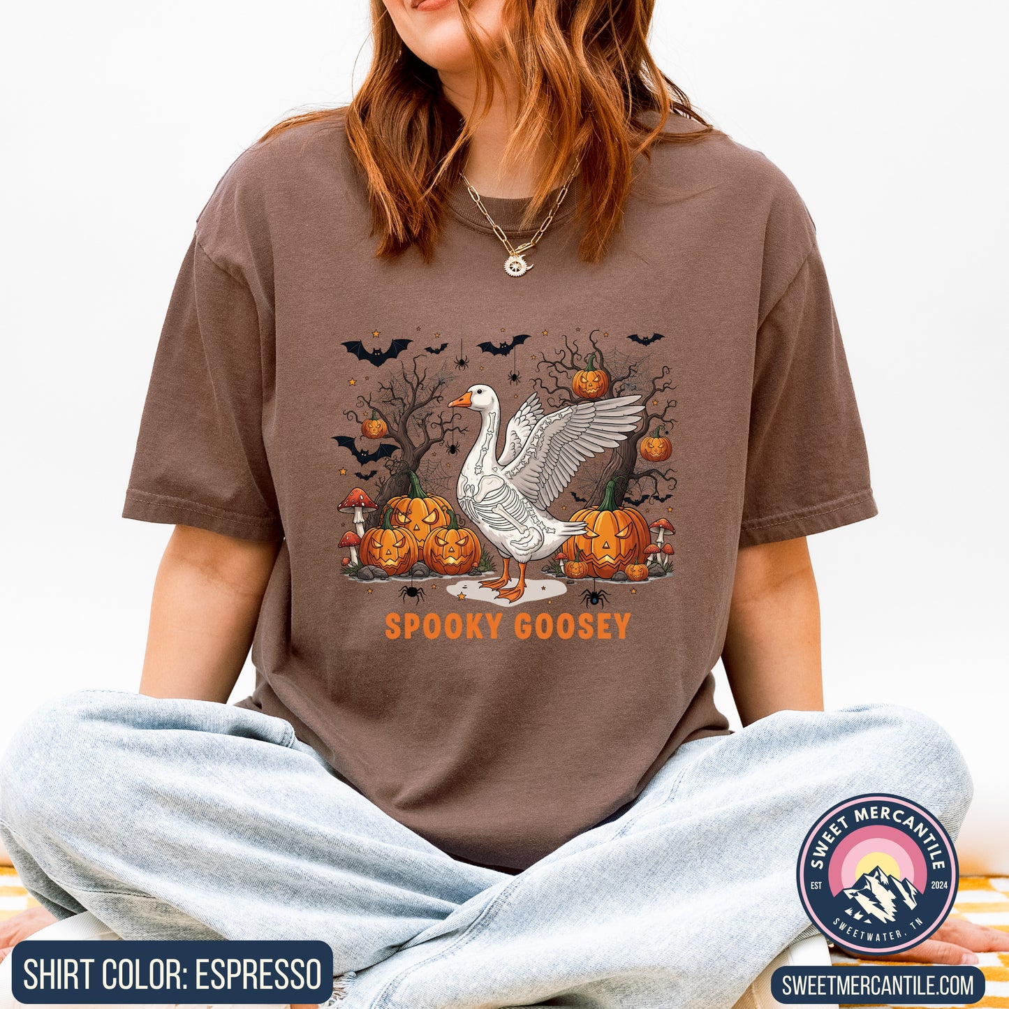 Spooky Goosey - F18 - Comfort Colors - Short Sleeve Tee