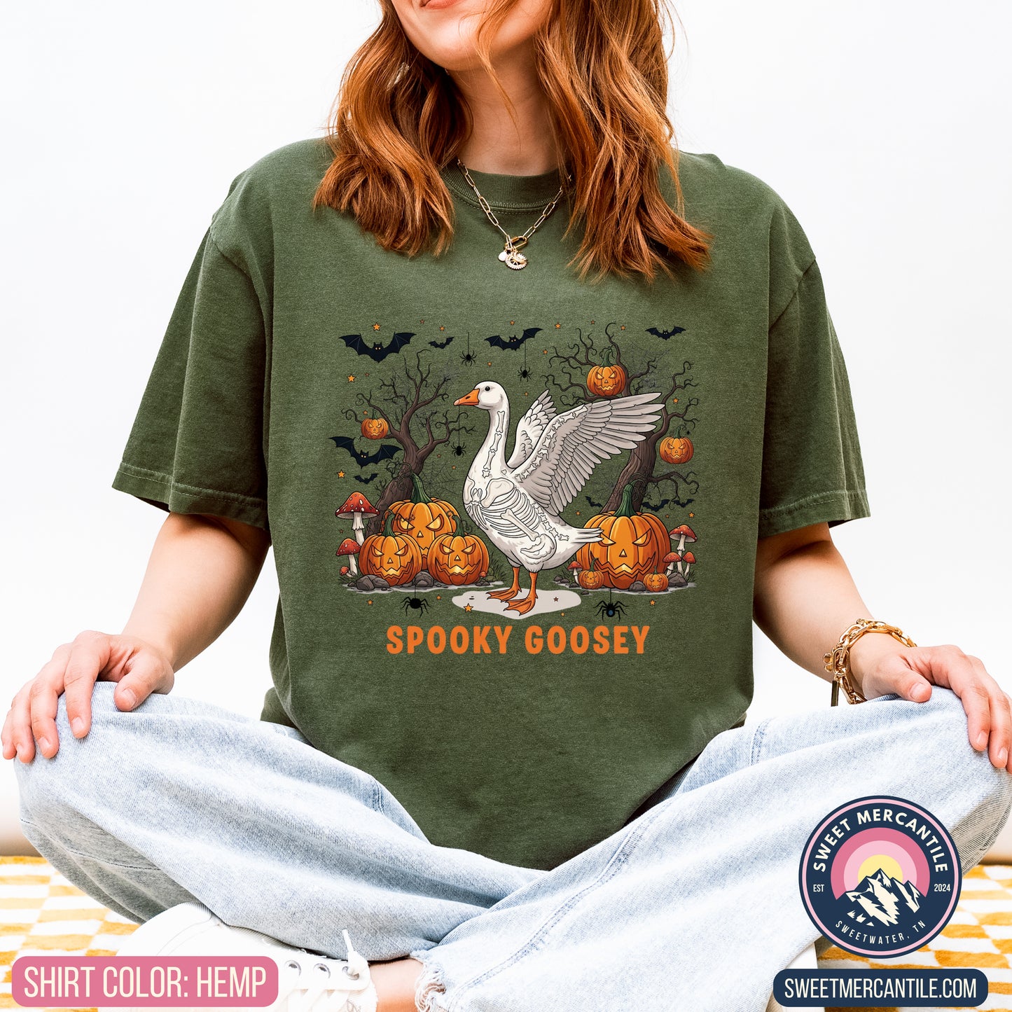 Spooky Goosey - F18 - Comfort Colors - Short Sleeve Tee